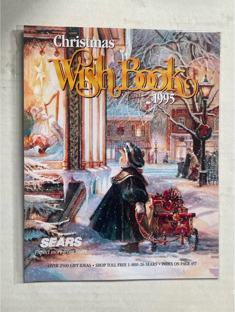 Sears Wish Book 1995 Cover PRINT Christmas XMAS 8.5" x 11" REPRINT
